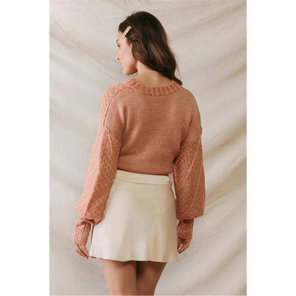 Le Lis Iris Satin Wrap Mini Skirt - Picture 7 of 12